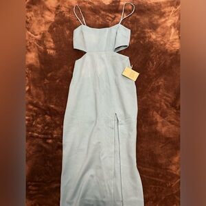 Blue Tularosa Bodycon slit dress